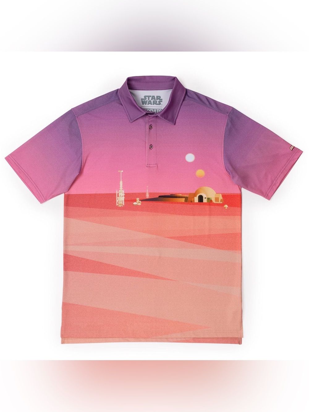 RSVLTS Star Wars Rising Suns All Day Polo Mens Performance Golf Short Sleeve 4X